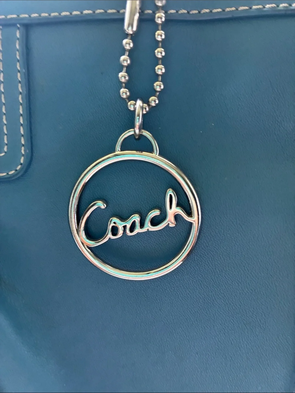 Coach leather tote